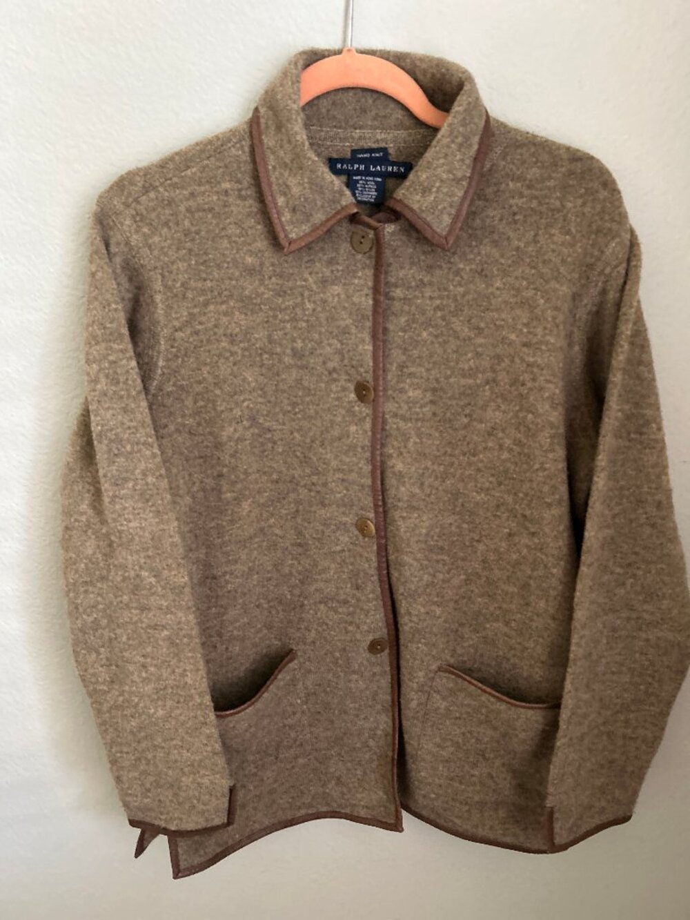 Ralph Lauren "Blue Label" ~ Hand Knit ~ Cashmere Blend ~ Jacket / Blazer ~ 6 - Picture 2 of 8